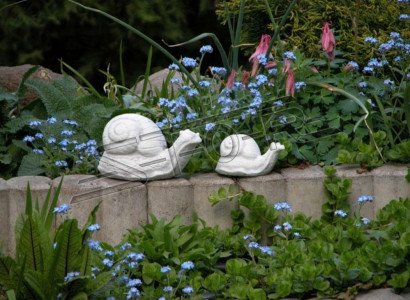 Garden Decoration Patio Stone Figures Figure Decorative Statue Sculpture